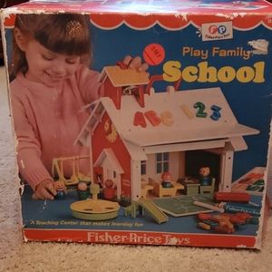 Vintage Fisher Price School House